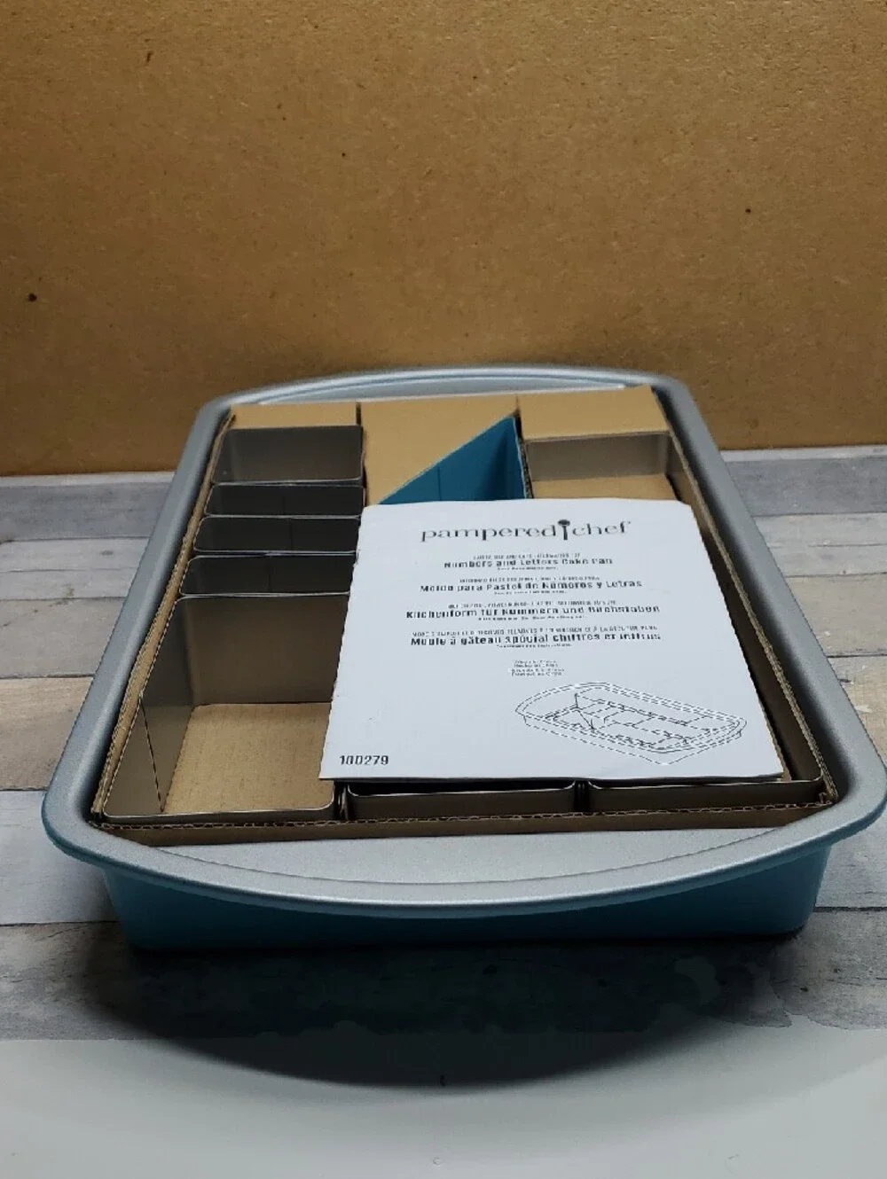 Pampered Chef Numbers and Letters Cake Pan